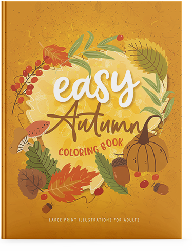 Easy Autumn Coloring Book